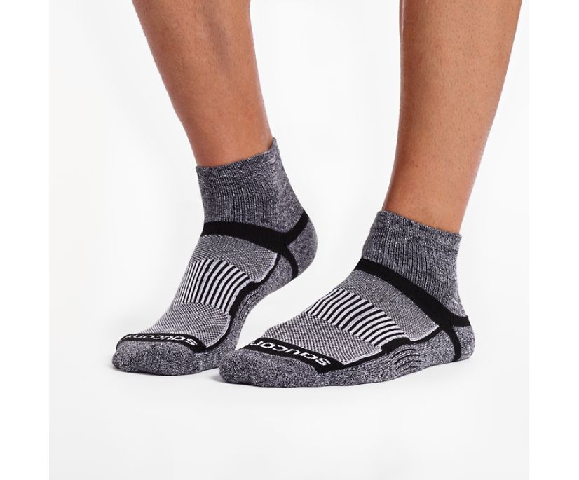 Saucony Inferno Quarter 3-Pack Women's Socks Grey | AU 318YXFU